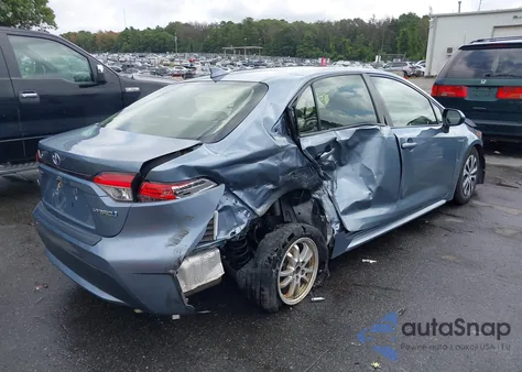 2020 Toyota Corolla Hybrid Le z USA, uszkodzony, nr VIN JTDEBRBE7LJ012836